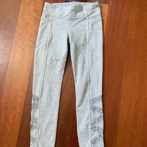 Athleta Girl Dance Mind the Mat Tight Size Girls 8-10 Grey